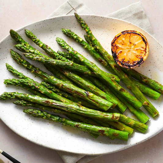 Grilled asparagus